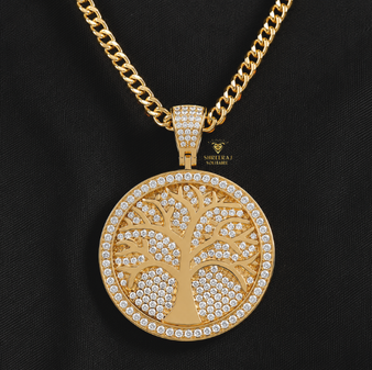 Hip Hop 925 Silver Gold Plated Moissanite Lion Pendant Charms Iced Fully VVS Custom Men's Certified Wholesale