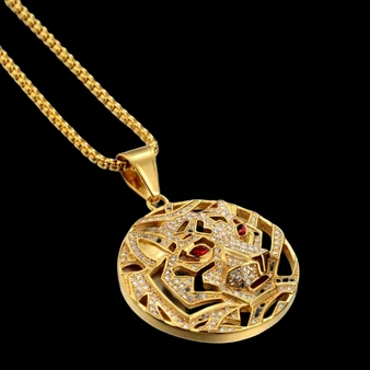 Mossinate Diamond Pendant with Chain for Hip Hop Fashion Lovers Perfect Jewelry for Clubs and Casual Styling