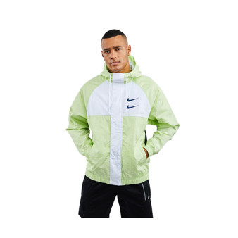 For Men's for Woven Soft Shell Windbreaker White/Mint Coated Fabric Water Resistant Autumn Season | 100% Authentic Model