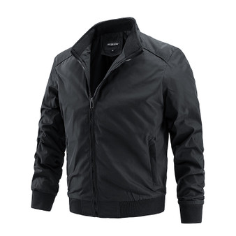 Spring Autumn Jacket Men Casual Coat Men Jacket Outdoors Fashion Zipper Jacket Men Clothing Big Size
