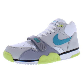 For Air Trainer 1 Men's Fitness Shoes White Grey Teal Synthetic Upper Rubber Outsole EVA Midsole Mesh Lining Spring