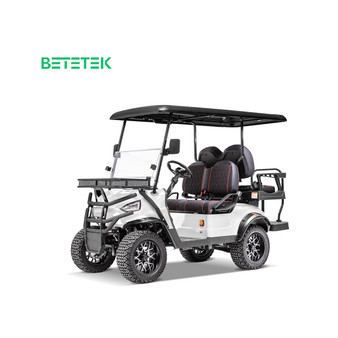 Best Price US High Power Customized 4-Seater Electric Golf Cart Lithium Battery LED Lighting 50-70km Range 3.5-7KW Motor 14-inch