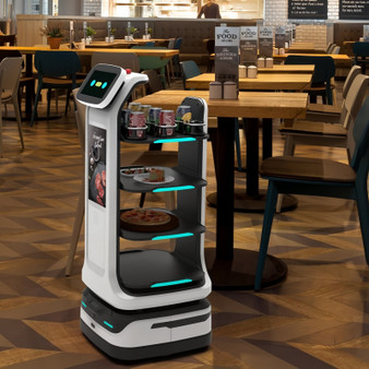 silicone service robot Customized Route Delivery Robot Fully Automatic Remote Control Intelligent Service Robot