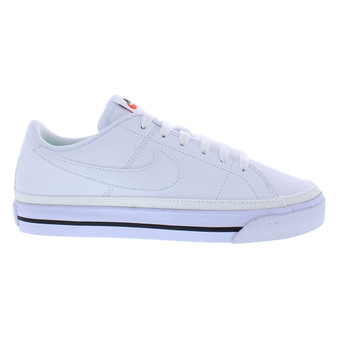 For Court Legacy NN Women's Fashion Sneakers White/White/Black/Volt Lighted Solid Pattern EVA Insole Spring Season Made China