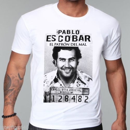 New Gangster, Pablo Escobar T Shirt,  Weed, Mafia, Scareface, Luciano, Capon Men T-shirt Cotton 100% Tee Tops
