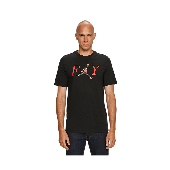 Jordan Fly Jumpman Mens Active Shirts & Tees Color: Black/Red  100% Authentic