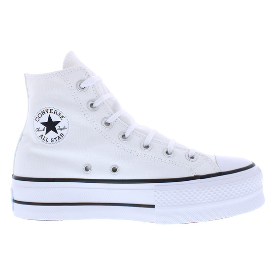 For for for Lift High Platform Womens Shoes Color White/Black 100% Authentic Model MSS-560846F