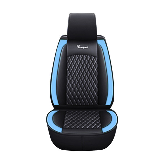 Black Blue Car Seat Cover 5Seat Leather Protection Cushion CT0008 Universal Seat Cover