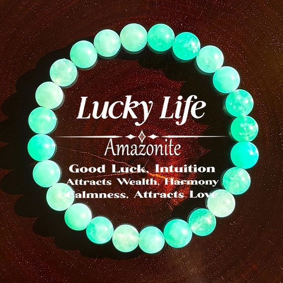 Handcrafted 8Mm Blue Tianhe Stone Bracelet From Naturalism, Perfect for Daily Wear by Both Men and Women. This Lucky Charm Is a