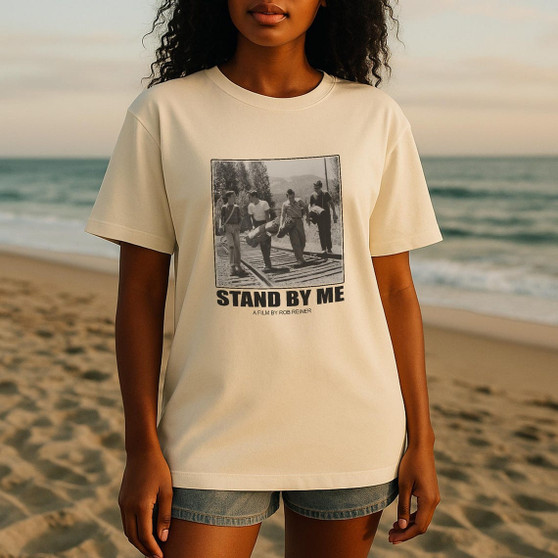 Stand By Me Movie T-Shirt Retro 80s Adventure Film Tee Unisex Casual Wear
