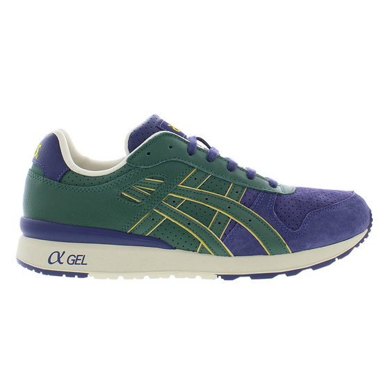 ASICS Men's GT-II Fashion Sneakers High Quality Sport Casual Shoes Navy Green Breathable Gel/EVA/Mesh for Spring Summer