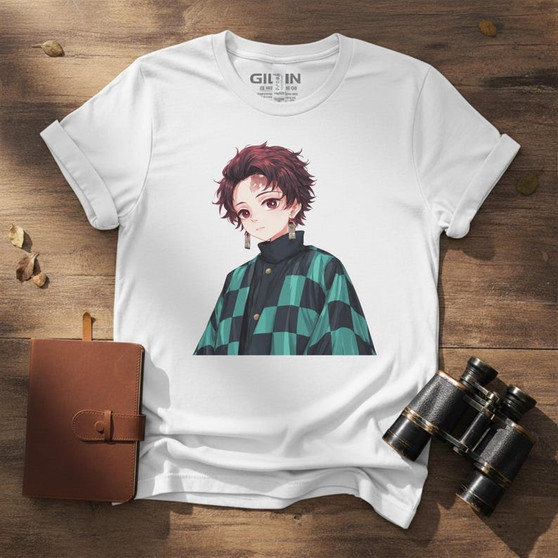 Tanjiro Kamado Anime T-Shirt Unisex Graphic Tee Kimetsu No Yaiba Men's Clothing