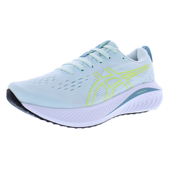For Gel-Excite 10 Womens Custom Sneakers Soothing Sea/Glow Yellow Summer/Spring/Autumn Sport Tennis Style Mesh Rubber
