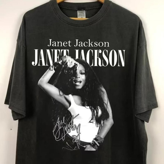 Janet Jackson T Shirt Together Again Signature For Fans