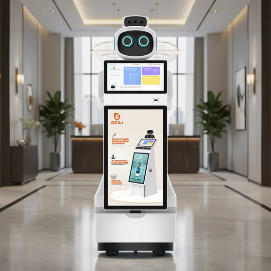 realistic service robot Service Robot With Elevator Control and Voice Interaction for Automated Guest Delivery in Hotels Resorts