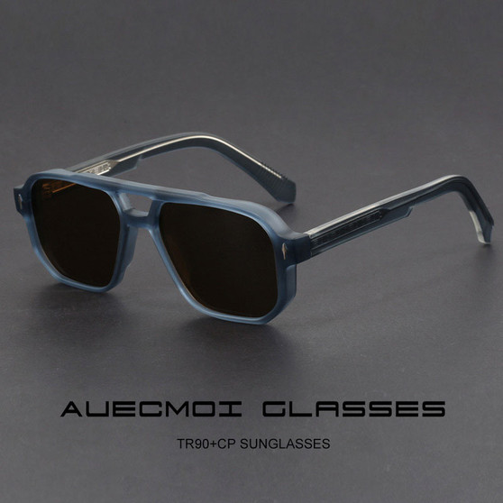 Vintage Punk Pilot Square Sunglasses Women For Men Fashion Luxury Brand Designer Shades Outdoor Driving Popular Male Sun Glasses