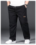 Plus Size 12XL Pants Men Casual Trousers Elastic Waist Straight Pants Male Fashion Grey Black Pants Big Size 10XL 12XL