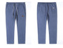 Plus Size 12XL Pants Men Casual Trousers Elastic Waist Straight Pants Male Fashion Grey Black Pants Big Size 10XL 12XL