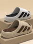 New Men Slippers Slides with a Sense High Aesthetic Value External Wear Anti Slip Thick Bottom, Beach Cool Slippers for Men