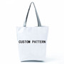 Golden Afro Woman Printed Handbags Pretty Fashion Shoulder Bag Eco Portable Shopping Bag High Capacity Beach Bag Practical Tote