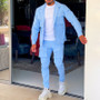 2025 Fashion Men's Casual Sets Male Trend Streetwear Long Sleeve Jacket Coat+Leggings Pants Sport 2 Pieces New Men Clothing Suit