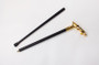 Fashion Walking Stick Golden Leopard Handle Walking Cane Men Luxury Walking Stick Elegant Alloy Handle Crutch