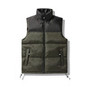 Autumn and Winter Down Cotton Vest Men's Coat Thickened Warm Korean Version of the Trend Color Matching Vest  for Men