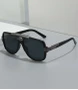 SO&EI Retro Square Double Bridges Men Sunglasses Fashion Brand Designer Shades UV400 Women Gradient Sun Glasses