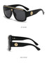 Fashion Brand Luxury Designer Sunglasses Men Women 2026 Oversized Vintage Punk Shades Glasses Summer Travel Outdoor Sunglasses