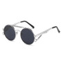 SHAUNA Retro Metal Double Bridges Round Sunglasses Women Fashion Gradient Mirror Eyewear Men Trending Punk Spring Sun Glasses