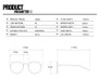 Vintage Square Sunglasses for Women Men Thick Frame Double Bridges Eyewear Female Fashion Chic Polygon Sun Glasses Leopard Blue