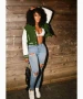 CM.YAYA 2024 Autumn Winter Patchwork Button Up Women Baseball Jackets Long Sleeve Elegant Sport Fashion Baseball Outcoat