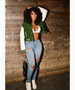 CM.YAYA 2024 Autumn Winter Patchwork Button Up Women Baseball Jackets Long Sleeve Elegant Sport Fashion Baseball Outcoat