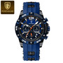 POEDAGAR 912 Luxury Man Wristwatch Sport Chronograph Waterproof Luminous Watches for Men Casual Quartz Silicone Men Watch Reloj