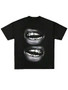 Grill Lips Funny Graphic Tee Shirt, Casual Soft, Pure Cotton 220gsm Pattern Printed T-Shirt