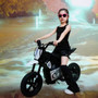 New Large Kid's Electric Motorcycle 3-10 Years Old Rechargeable Plastic Two-Wheeled Unisex Ride-On Toy