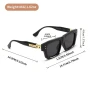 Classic Steampunk Square Sunglasses Men 2026 Luxury Brand Fashion Outdoor Punk Sun Glasses For Male Retro Driving Shades