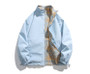 Una Reta Harajuku Jacket Men Autumn New Hip hop Double Sided Wear Coat Streetwear Casual Plaid Loose Jackets Man