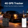 Portable 4G Car GPS Tracker Anti-Theft, Pickup Trucks Live Tracking, Motion & Tamper Alert, 30+ Days Standby with SIM - Paid APP