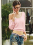 Dulzura 2025 Autumn Latest Fashion Sexy V-Neck Long Sleeve Slim Fit T-Shirt Women'S Solid Casual Top Party Club Street Clothes