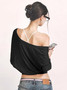 Dulzura 2025 Autumn Latest Fashion Sexy V-Neck Long Sleeve Slim Fit T-Shirt Women'S Solid Casual Top Party Club Street Clothes