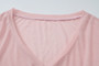 Dulzura 2025 Autumn Latest Fashion Sexy V-Neck Long Sleeve Slim Fit T-Shirt Women'S Solid Casual Top Party Club Street Clothes