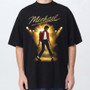 Michael Jackson Billie Jean Retro Pop Music and Dance Graphic T-Shirt Unisex Pure Cotton Casual Streetwear Shirt for All Seasons