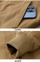 Autumn and Winter Jackets for Men with Thick and Warm Cotton Jackets Men Fur Collar Loose Oversized Cotton Jacket Cargo Jackets