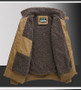 Autumn and Winter Jackets for Men with Thick and Warm Cotton Jackets Men Fur Collar Loose Oversized Cotton Jacket Cargo Jackets