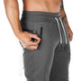 Black Joggers Sweatpants Men Slim Casual Pants Solid Color Gym Workout Cotton Sportswear Autumn Male Fitness Crossfit Trackpants