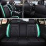 Black Green Car Seat Covers  5-Seats Protection Cushion Ct0008  Universal Seat Cover
