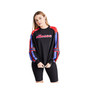 For Cervinia Colorblock Crew Womens Active Shirts Tees Color Black/Red | 100% Authentic | Made China | Model MSS-EW07280001