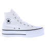 For for for Lift High Platform Womens Shoes Color White/Black 100% Authentic Model MSS-560846F
