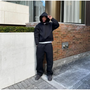 Men's Casual Sweatshirt Set Comfortable Streetwear Style Two-Piece Outfit for Men